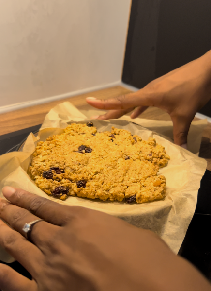 Giant breakfast cookie