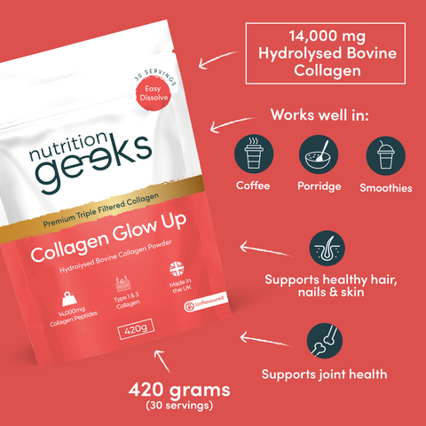 Collagen Glow Up Powder-Nutrition Geeks