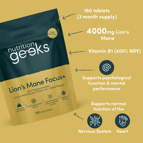 Lion's Mane Focus+-Nutrition Geeks