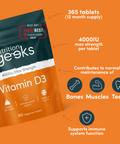 Vitamin D 4000iu Max Strength-Nutrition Geeks